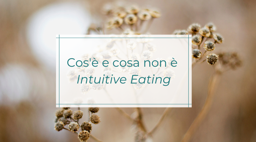 cos'è Intuitive Eating